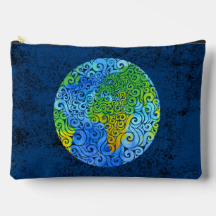 Bolsito Accesorio Grande Swirly Earth