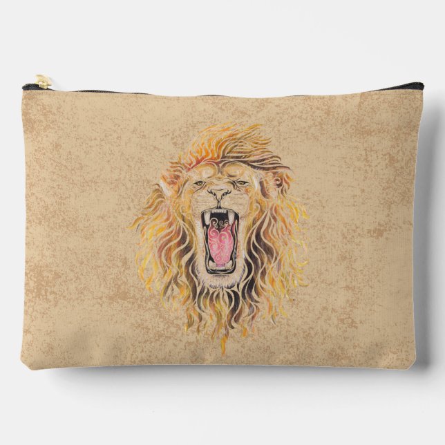 Bolsito Accesorio Grande Swirly Lion (Anverso)