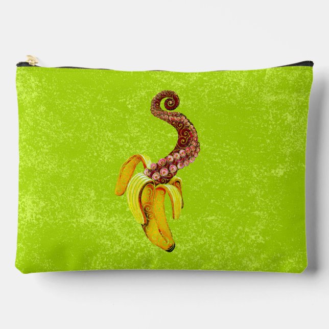 Bolsito Accesorio Grande Swirly Mutant-Banana (Anverso)