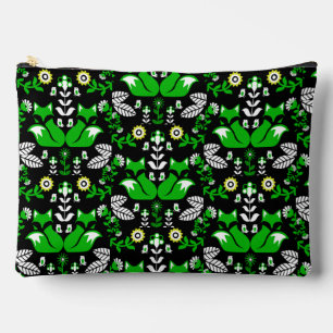 Bolsito Accesorio Grande Tablero de arte folclórico nórdico de Fox