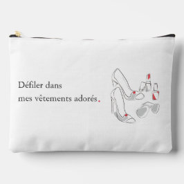 Bolsito Accesorio Grande Tacones altos, gafas de sol: Estuche de cosméticos