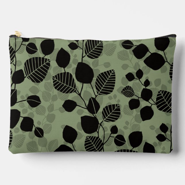 Bolsito Accesorio Grande Tangled Poetic Canopy XL black silhouette (Anverso)