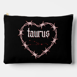 Bolsito Accesorio Grande Taurus Constellation Gothic Edgy Cumpleaños