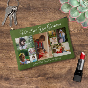 Bolsito Accesorio Grande Te Ama Abuela Personalizado Olive Green 9 Photo