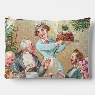 Bolsito Accesorio Grande Te deseamos una Feliz Navidad - Tarjeta Vintage 