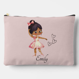 Bolsito Accesorio Grande Tema de acuarela de bailarina Ballerina