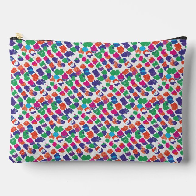 Bolsito Accesorio Grande Textura abstracta. (Anverso)