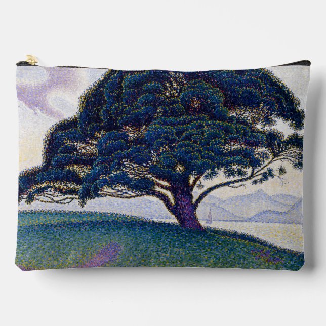Bolsito Accesorio Grande The Bonaventure Pine, Oil Painting, Paul Signac (Anverso)