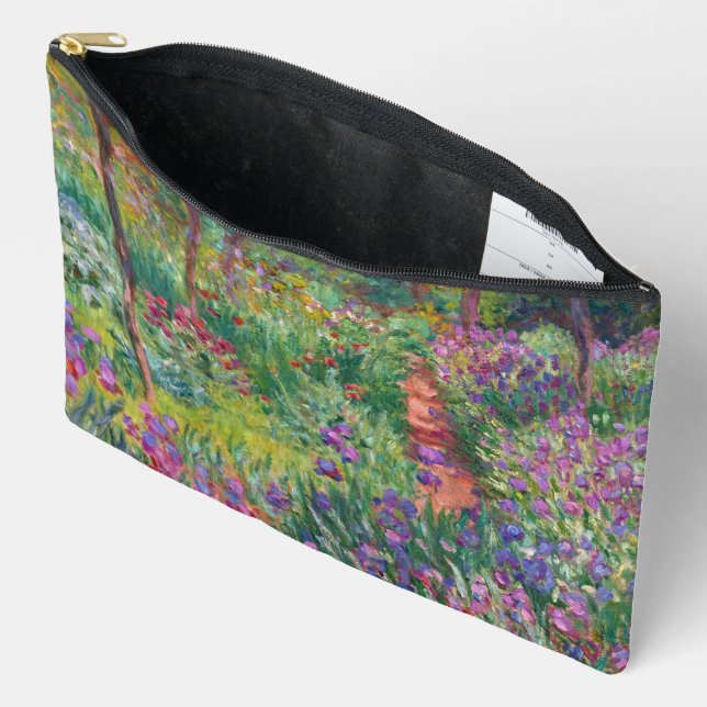 Bolsito Accesorio Grande The Iris Garden At Giverny By Claude Monet (Abierto)
