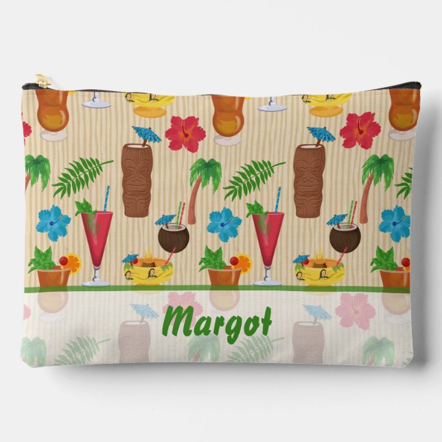 Bolsito Accesorio Grande Tiki Tropical Cocktails (Anverso)