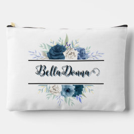 Bolsito Accesorio Grande Tipografía Bella Rosa Azul Agrega Tu Nombre