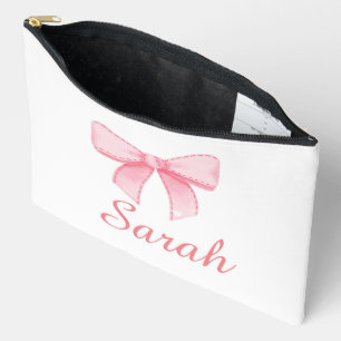 Bolsito Accesorio Grande Tote de nombre de vaca rosa regalo de soltera de s