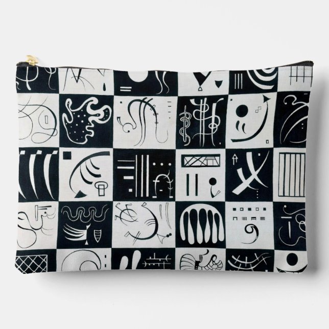 Bolsito Accesorio Grande Treinta, Abstracción Biomórfica - Kandinsky (Anverso)