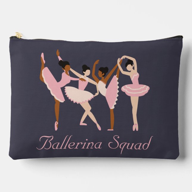Bolsito Accesorio Grande Tres bailarinas lindas (Anverso)
