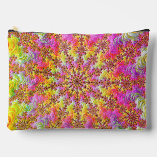 Bolsito Accesorio Grande Trippy Groovy Funky Psicodélico Fractal Burst