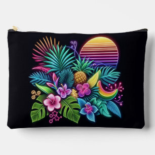 Bolsito Accesorio Grande Tropical neón colorido/hawaiano