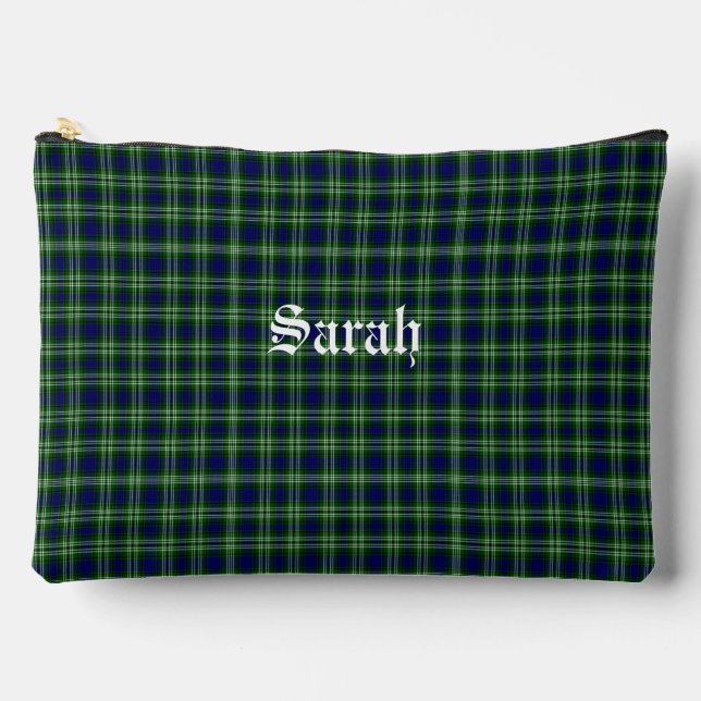 Bolsito Accesorio Grande Tweedside District Tartan Personalizado (Anverso)