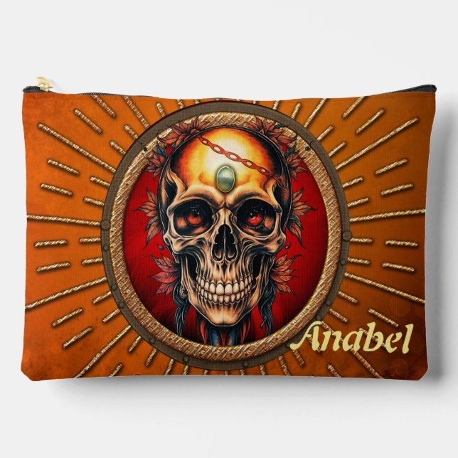 Bolsito Accesorio Grande Un cráneo (Anverso)