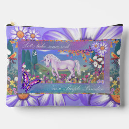 Bolsito Accesorio Grande Un paraíso morado