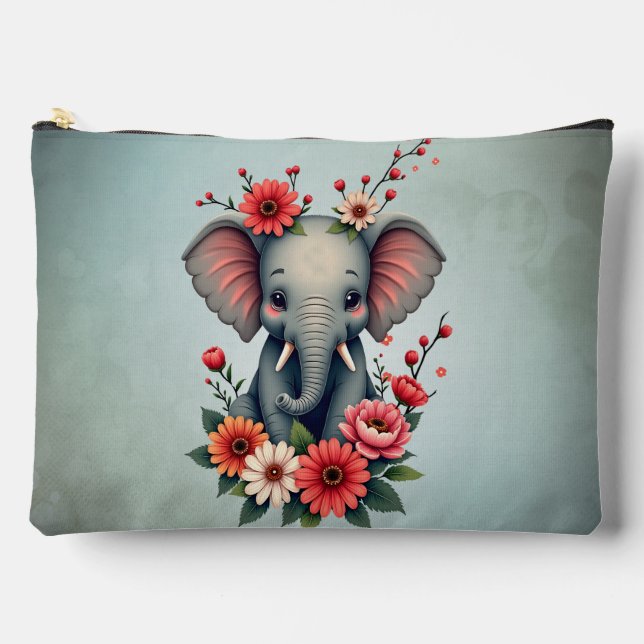 Bolsito Accesorio Grande Un toque de verano: El elefante bebé (Anverso)