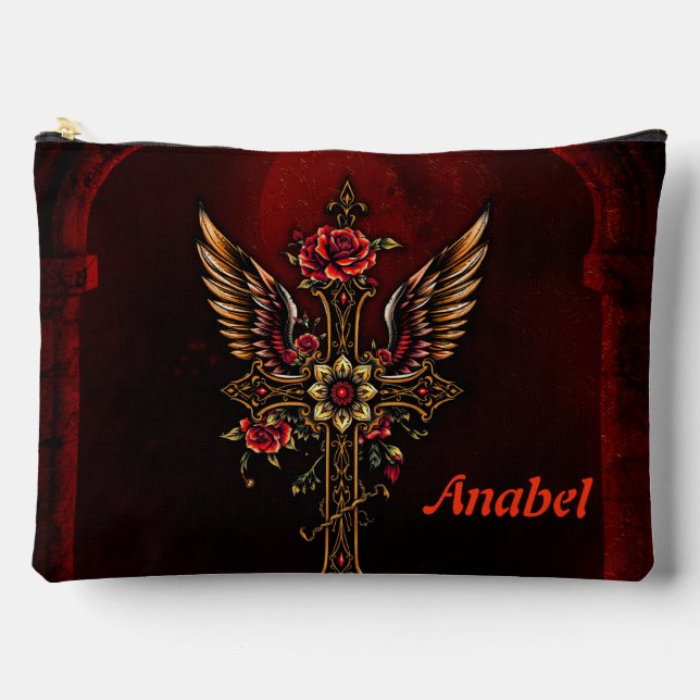 Bolsito Accesorio Grande Una cruz elegante (Anverso)