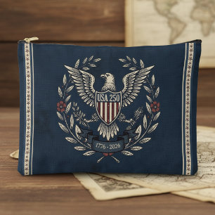 Bolsito Accesorio Grande USA 250 Motivo Patriótico Águila Herencia Marina I
