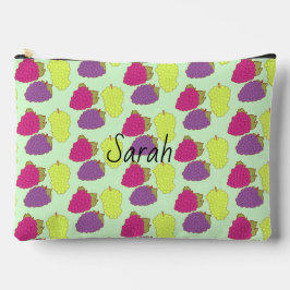 Bolsito Accesorio Grande Uvas Rojas, Verdes Y Púrpura