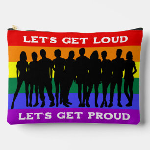 Bolsito Accesorio Grande Vamos a alzar la voz, nos enorgullecemos del orgul