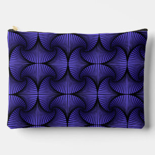 Bolsito Accesorio Grande Ventilador de vieira 3D geométrico gráfico Púrpura