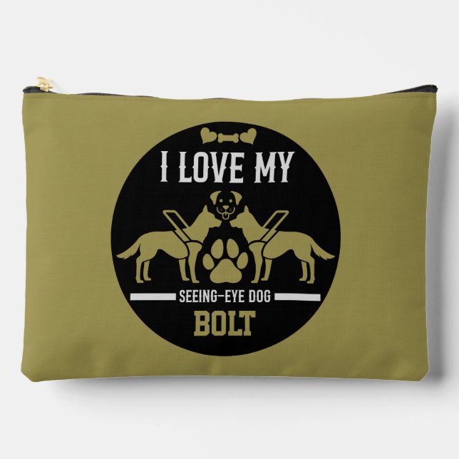 Bolsito Accesorio Grande Ver el regalo de perro de ojos (Anverso)