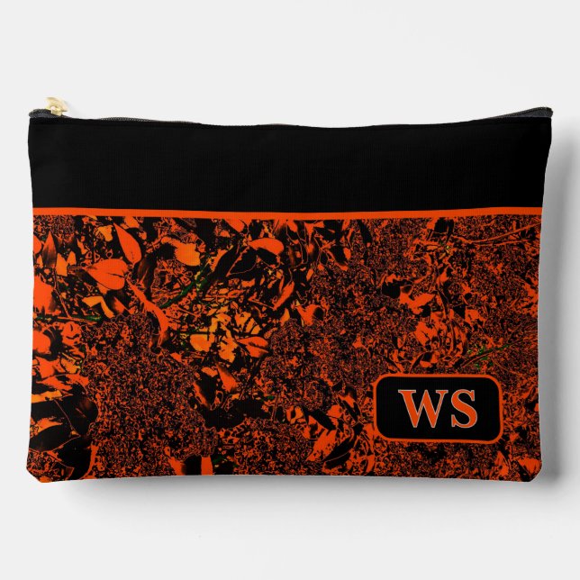Bolsito Accesorio Grande Vibrant Orange Cosmetic Pouch (Anverso)