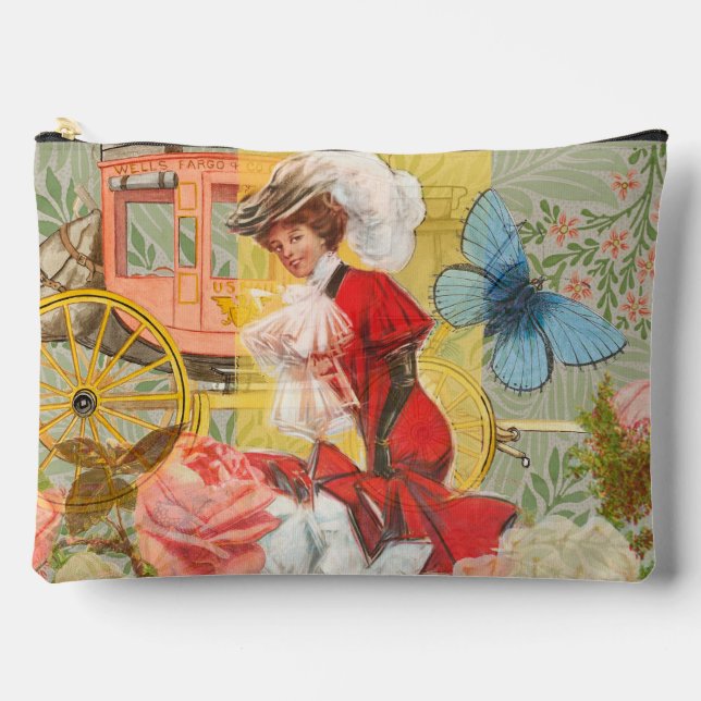 Bolsito Accesorio Grande Victoriana Lady Woman Fun Carriage (Anverso)