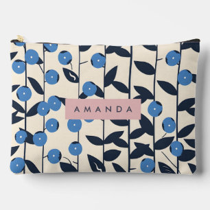 Bolsito Accesorio Grande Vid de Arándano Azul Personalizada