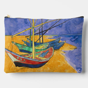 Bolsito Accesorio Grande Vincent van Gogh - Barcas de Pesca en la Playa