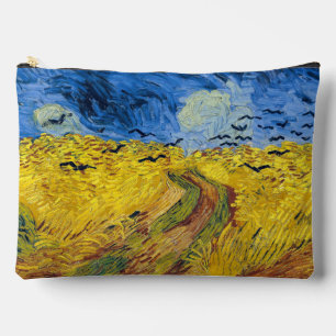 Bolsito Accesorio Grande Vincent van Gogh - Wheatfield con cuervos