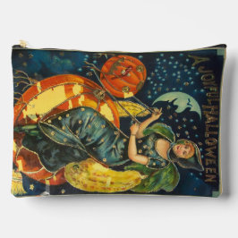 Bolsito Accesorio Grande Vintage Halloween Witch Poster