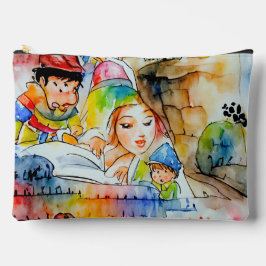 Bolsito Accesorio Grande Whimsical Fairy Tale Ilustracion