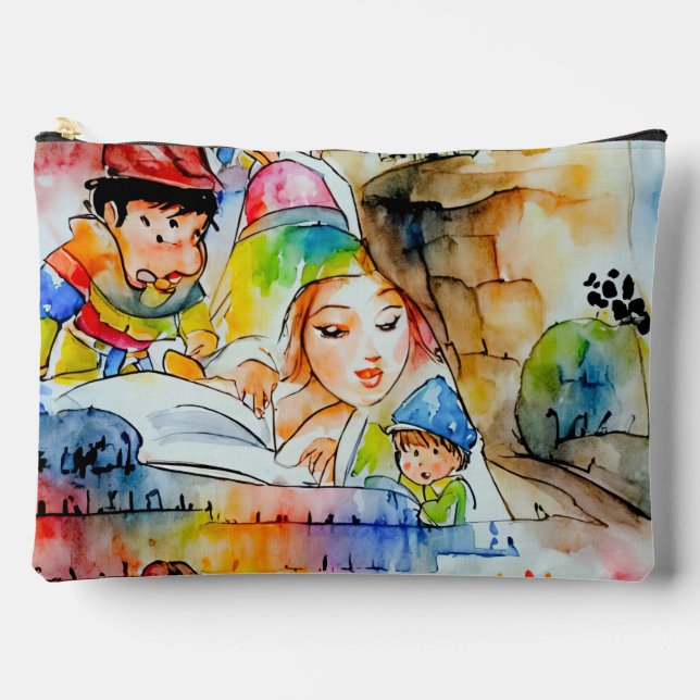 Bolsito Accesorio Grande Whimsical Fairy Tale Ilustracion (Anverso)