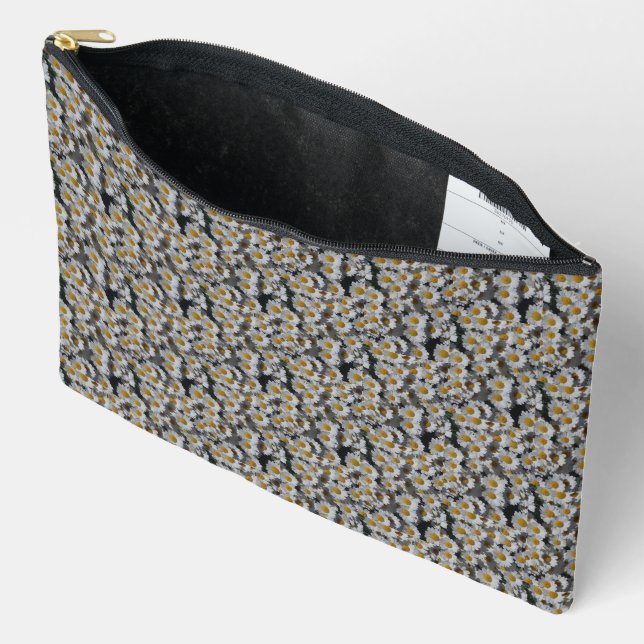 Bolsito Accesorio Grande White Daisies (Abierto)