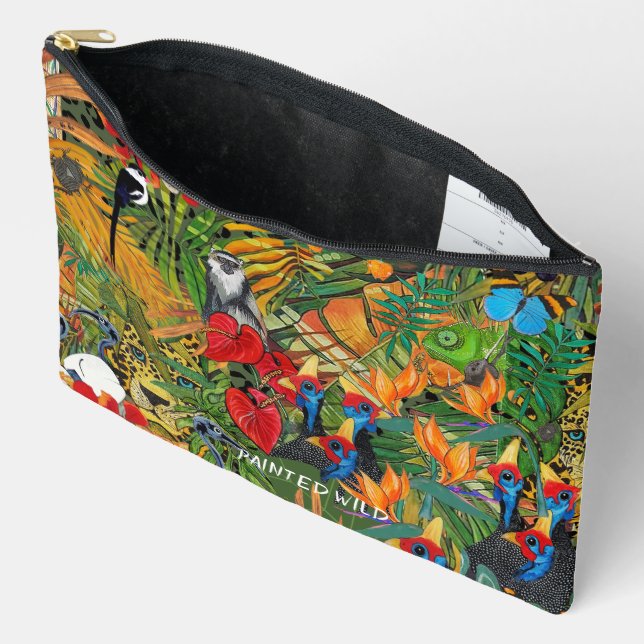 Bolsito Accesorio Grande Wild large Accessory Pouch (Abierto)