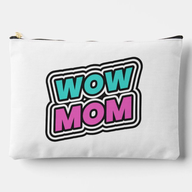 BOLSITO ACCESORIO GRANDE WOW MOM COSMETIC BAG (Anverso)