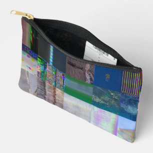 Bolsito Accesorio Pequeño 1C9984DA Arte Glitch Distorsión Digital Vaporwave