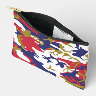 Bolsito Accesorio Pequeño 4 de Julio, Día de la Independencia, Camuflaje Dor