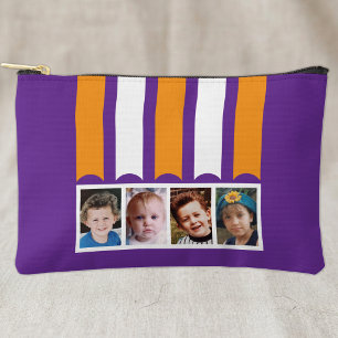 Bolsito Accesorio Pequeño 4 foto agregar nombre blanco púrpura naranja