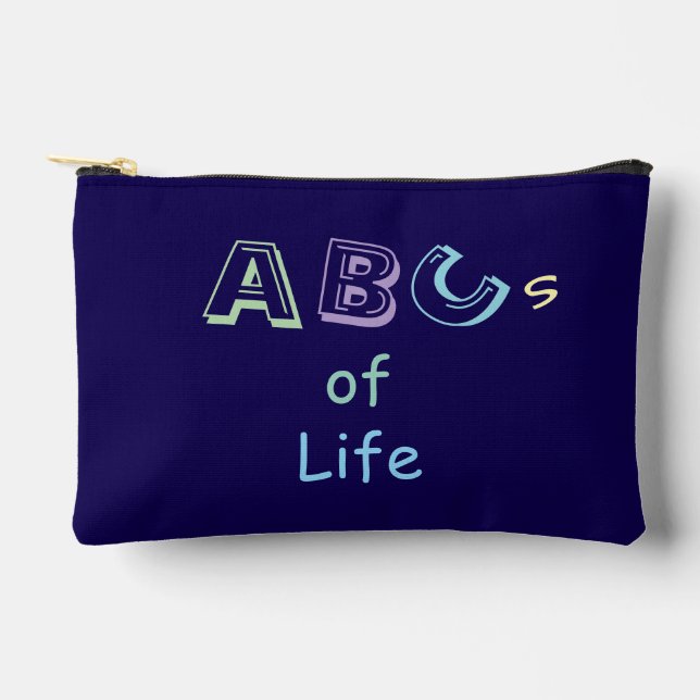 Bolsito Accesorio Pequeño ABCs of Life Pouch/Bag (Anverso)