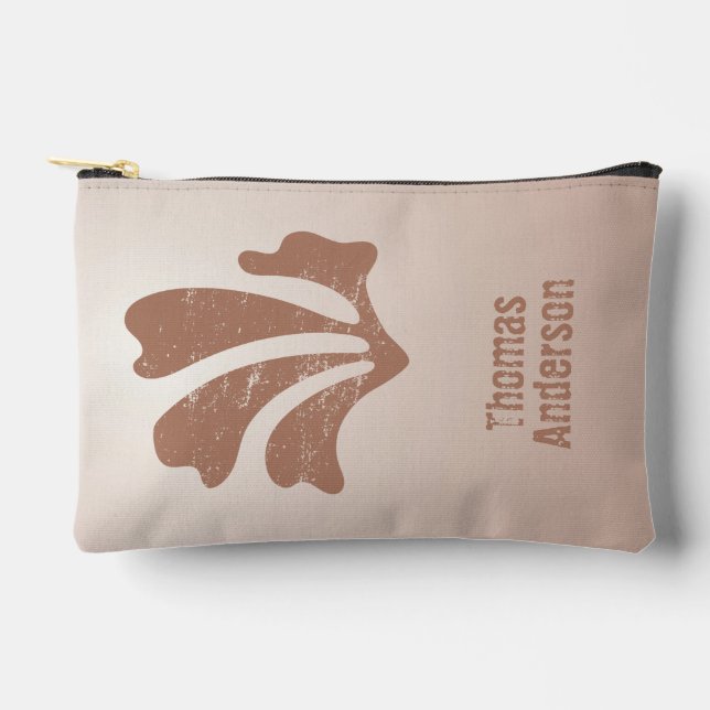 Bolsito Accesorio Pequeño Abstract Art Brown Algae, Kelp (Anverso)