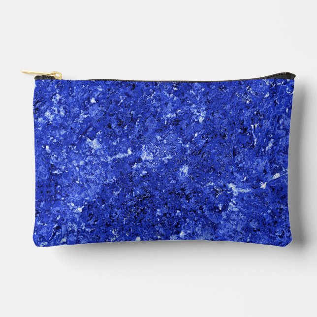 Bolsito Accesorio Pequeño Abstract Background in Cobalt Blue (Anverso)