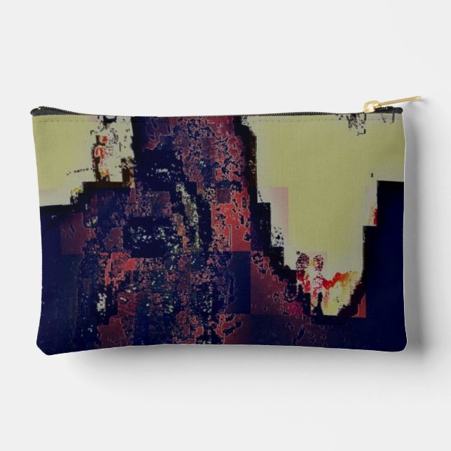 Bolsito Accesorio Pequeño abstract cell accessory pouch (Reverso )