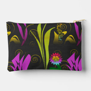 Bolsito Accesorio Pequeño Abstract Floral with Spirals 1
