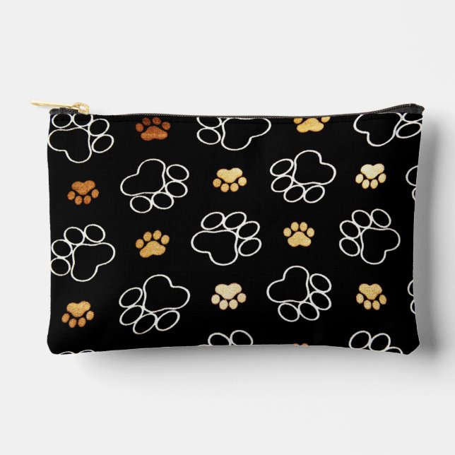 Bolsito Accesorio Pequeño Abstracto Papel de cobre Imprimir bolsita accesori (Anverso)